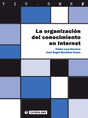 cover image of La organización del conocimiento en Internet